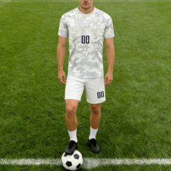 2 Sets Polyester Breathable Quick Dry Football Uniforms