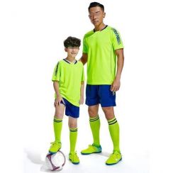 3 Family Sets Quick Dry Football Sport T Shirt for Adult and Kids